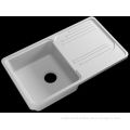 Custom Kitchen Matt Small Countertop Acrylic White Solid Surface Sinks